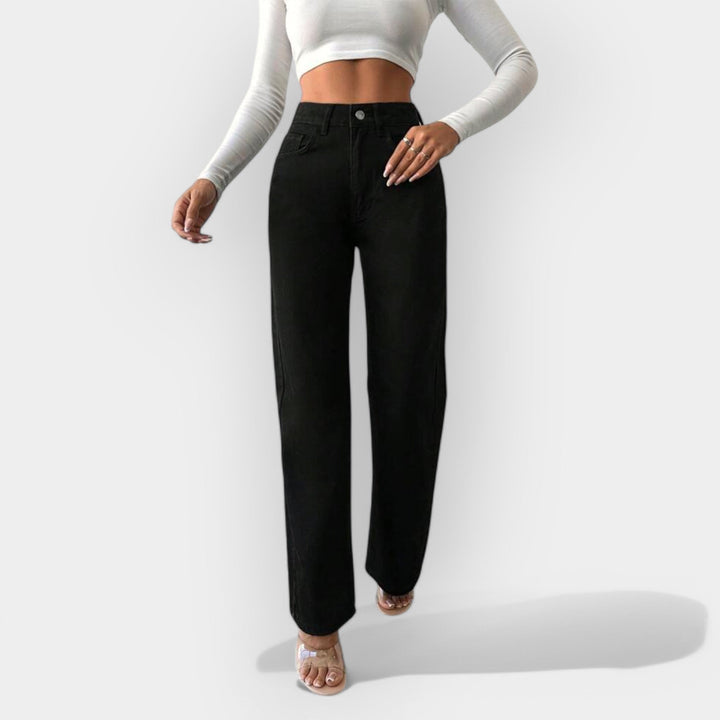 Wide Leg High Waisted Jeans