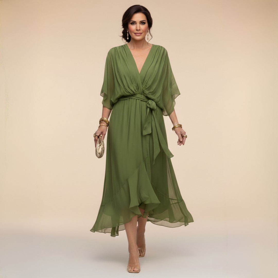 Marta Sandra V-Neck Dress