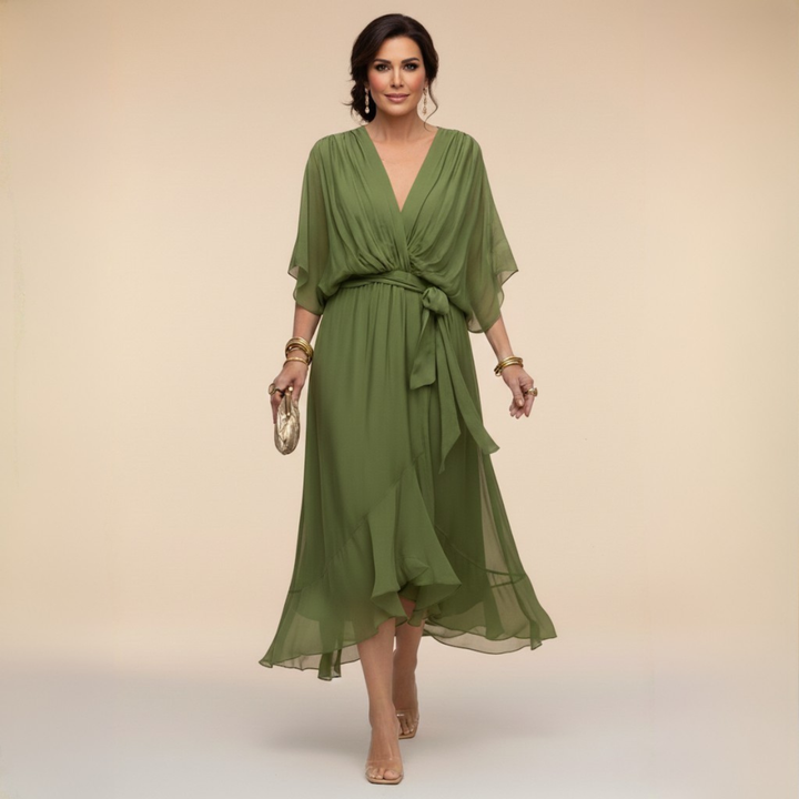 Marta Sandra V-Neck Dress