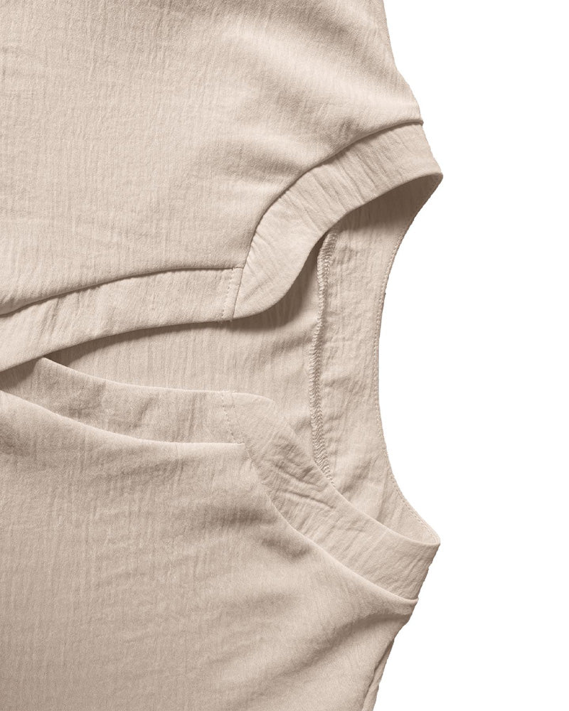Small V-Neck Ruffle Blouse