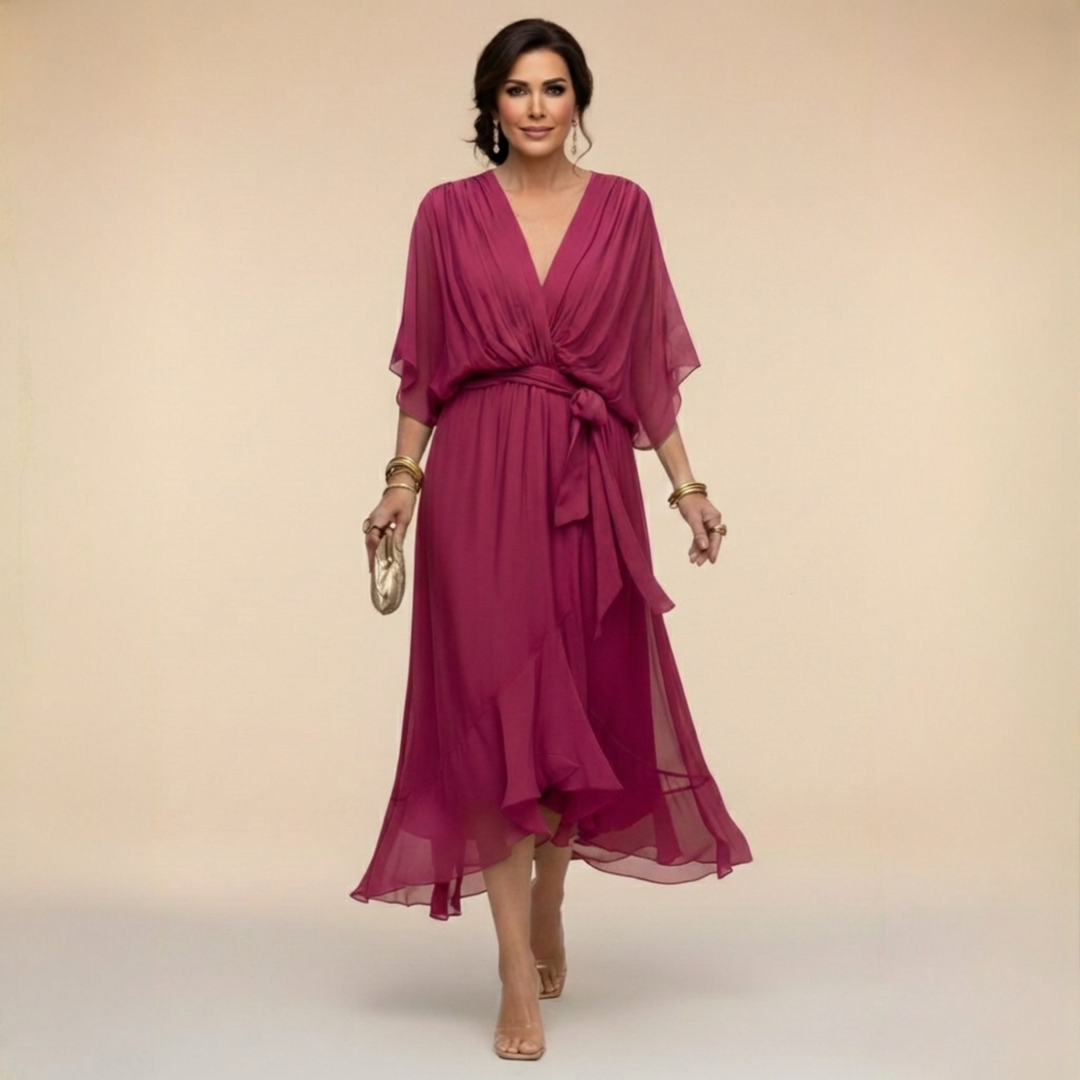 Marta Sandra V-Neck Dress