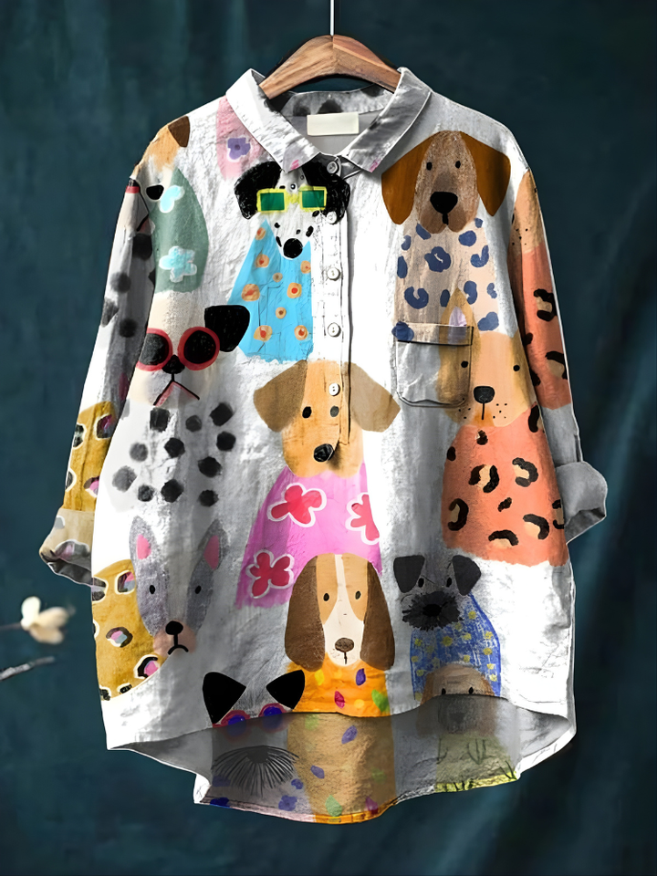 Tresha™ Playful Print Blouse