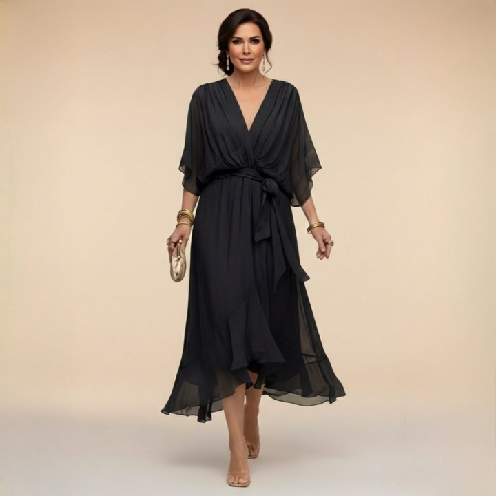 Marta Sandra V-Neck Dress