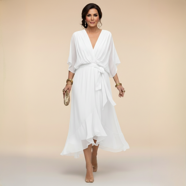 Marta Sandra V-Neck Dress