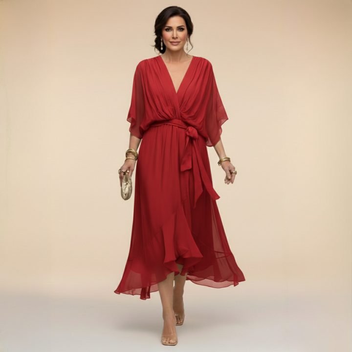 Marta Sandra V-Neck Dress