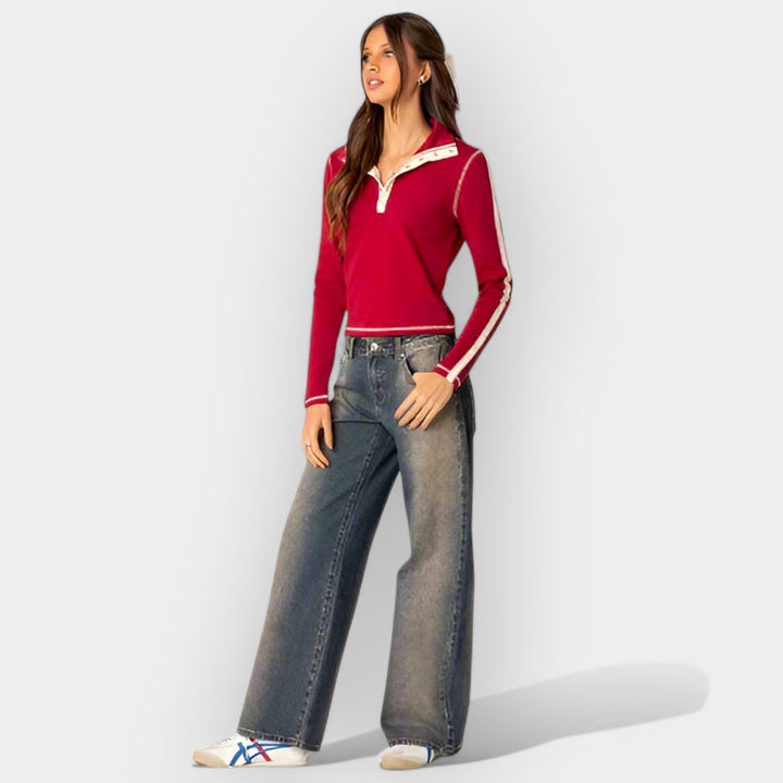 Low-Waist Denim