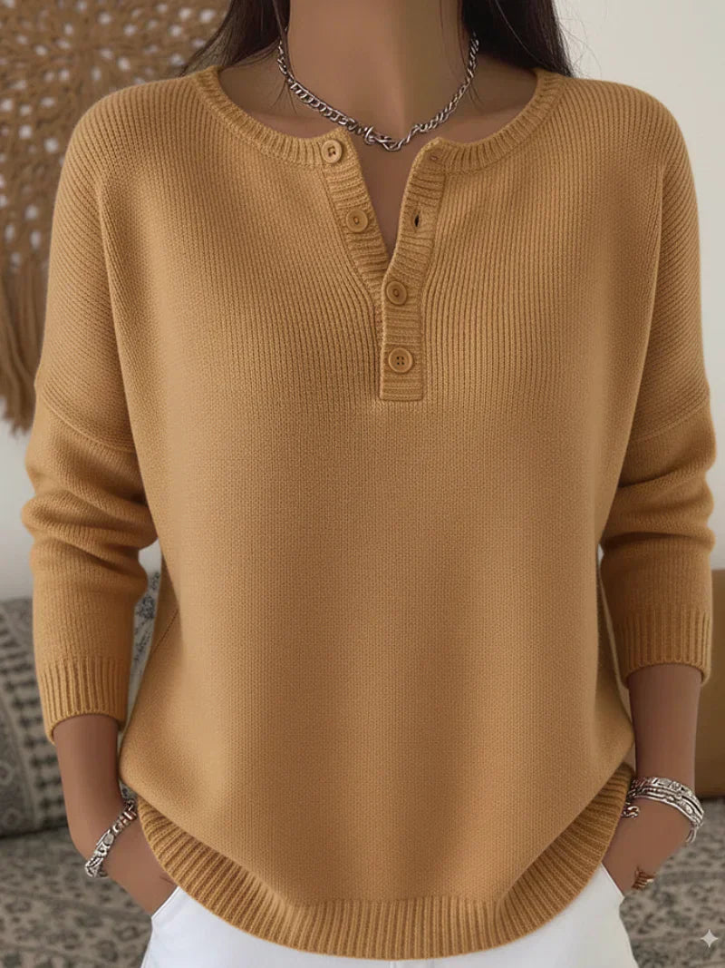 Mara | Button-Up Knit Sweater
