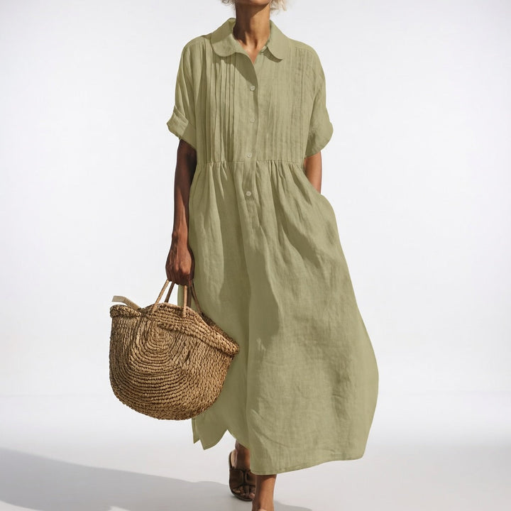 Lysandra™ | Flowing Summer Shirt Jumpsuits