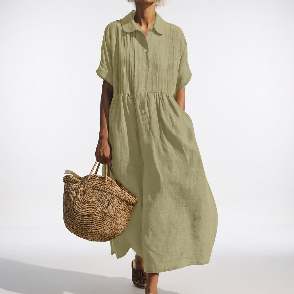 Lysandra | Flowing Shirt Dress