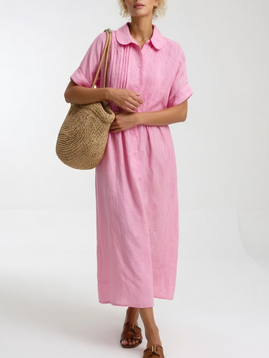 Lysandra™ | Flowing Summer Shirt Jumpsuits