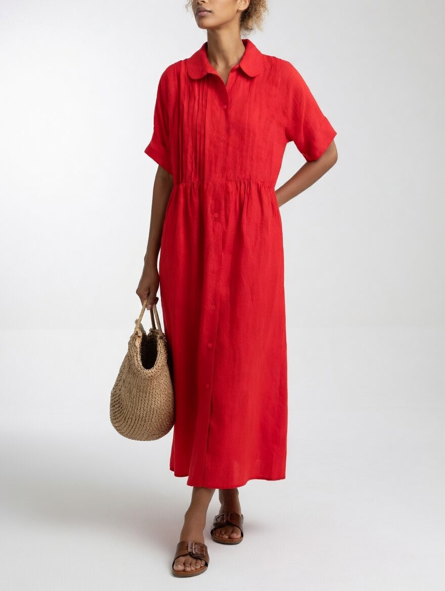 Lysandra™ | Flowing Summer Shirt Jumpsuits