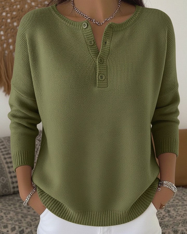 Mara | Button-Up Knit Sweater
