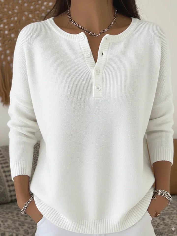 Mara | Button-Up Knit Sweater