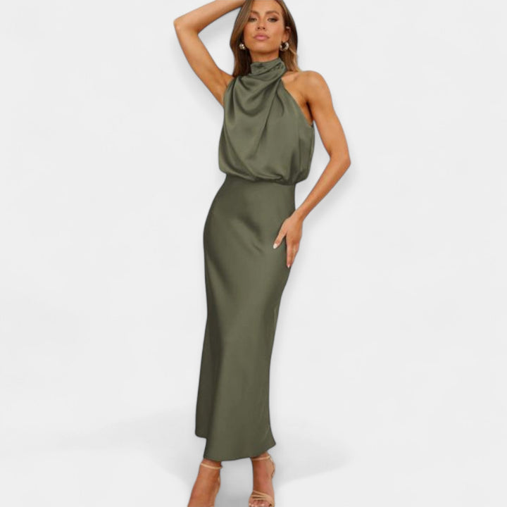 Off-Shoulder Maxi Dress