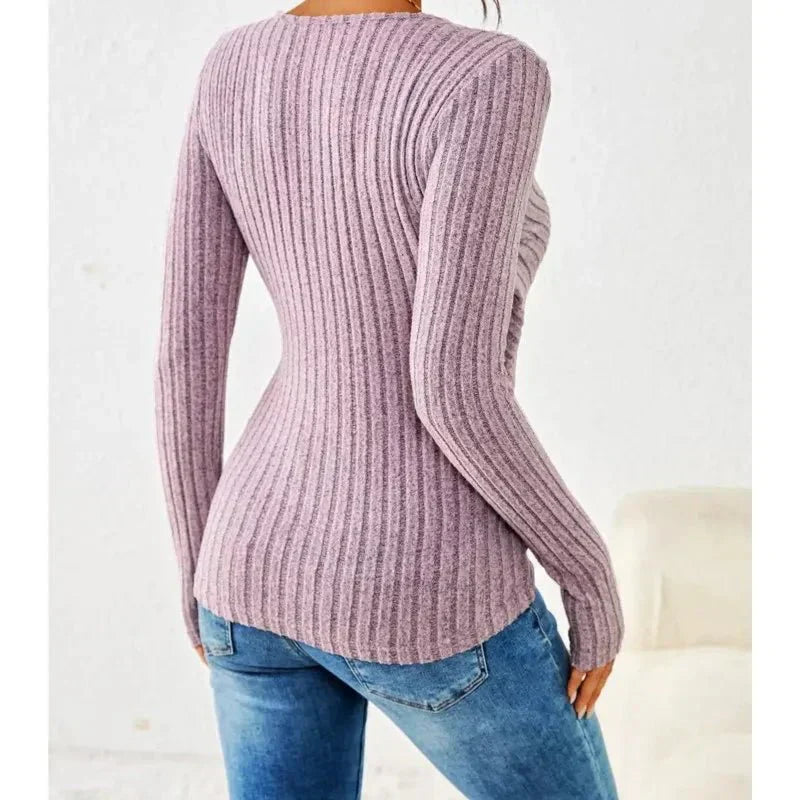 AURORA - Tummy Tucking Long Sleeve Top