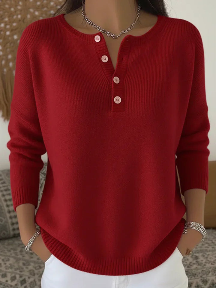 Mara | Button-Up Knit Sweater